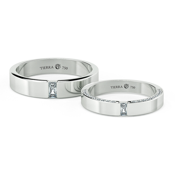 Cặp nhẫn cưới hiện đại NCC2015